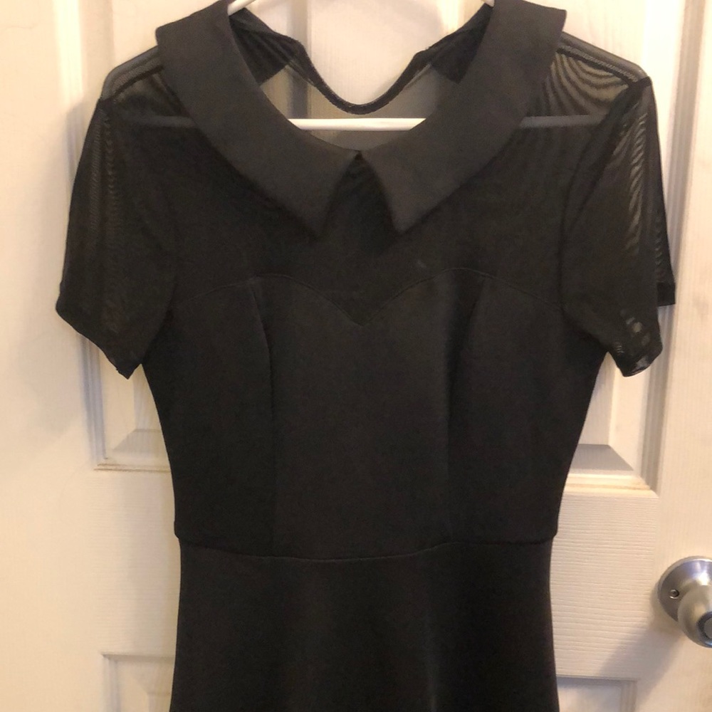 Black Collar Dress